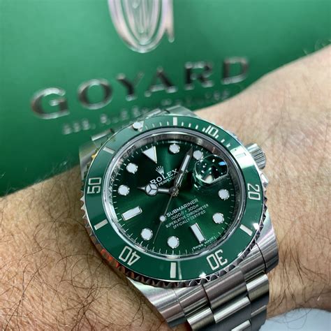 rolex green light watchfaces|rolex submariner green face price.